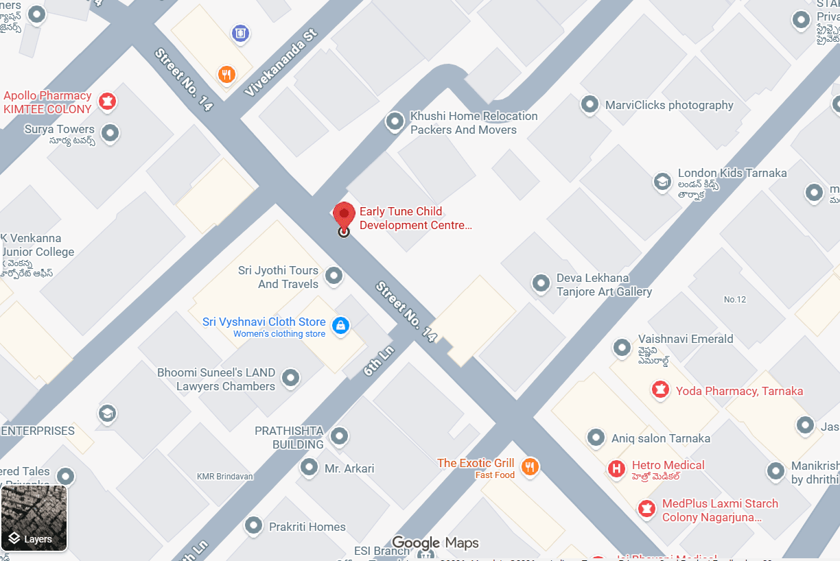 Hydrabad Centre location map